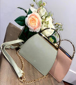 Link Up Gold Handle Handbag