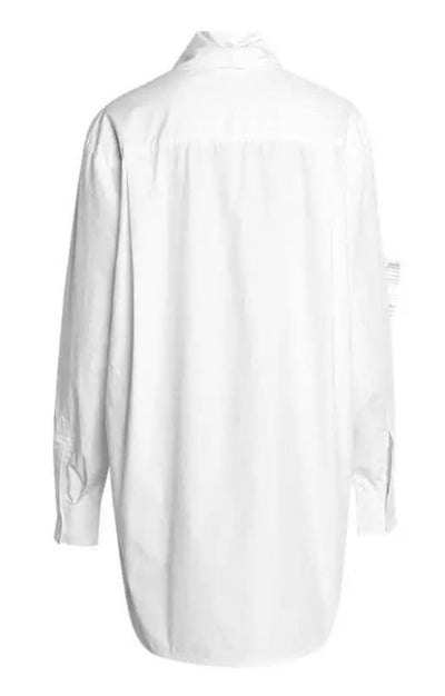 Oversized Pleated Collar Shirt - Shop Kpellé