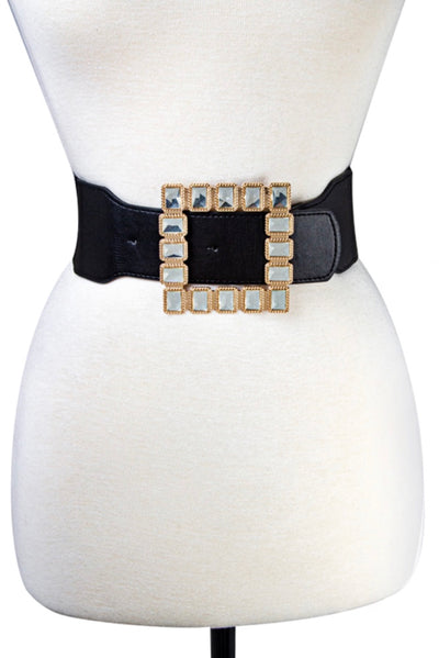 Rhinestone Square Belt - Shop Kpellé