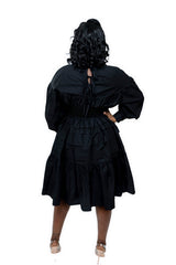 Ruffle Tiered Midi Dress - Shop Kpellé