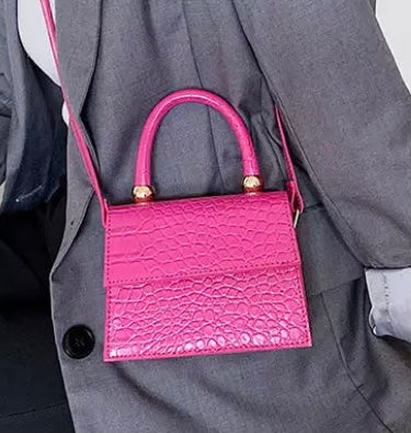 Mini Croc Satchel Handbag - Shop Kpellé
