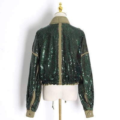 SK Sequin Bomber Jacket - Shop Kpellé