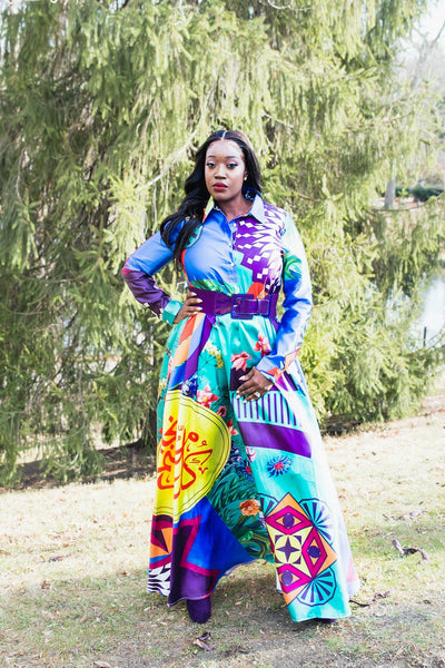 Mutlicolor Dress - Shop Kpellé