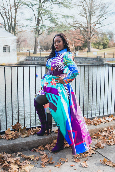Long Sleeve Maxi Dress - Shop Kpellé