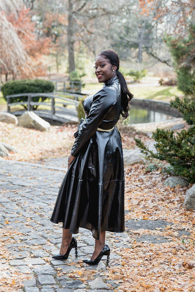 Leather Dress - Shop Kpellé