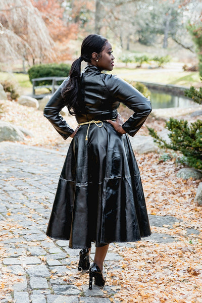 Leather Dress - Shop Kpellé