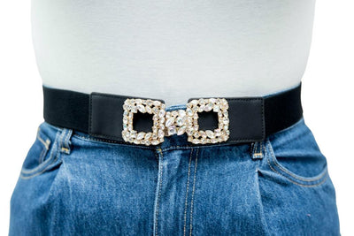 Rhinestone Encrusted Belt - Shop Kpellé
